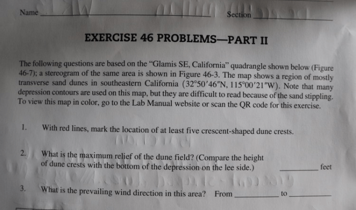 Exercise 46 problems part 1