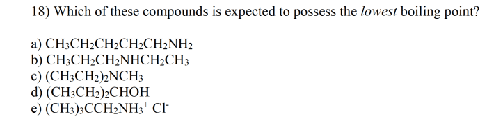 Arrange compounds boiling increasing solved points transcribed ch3 lowest