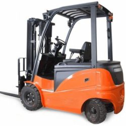 You're driving a sit down counterbalance forklift